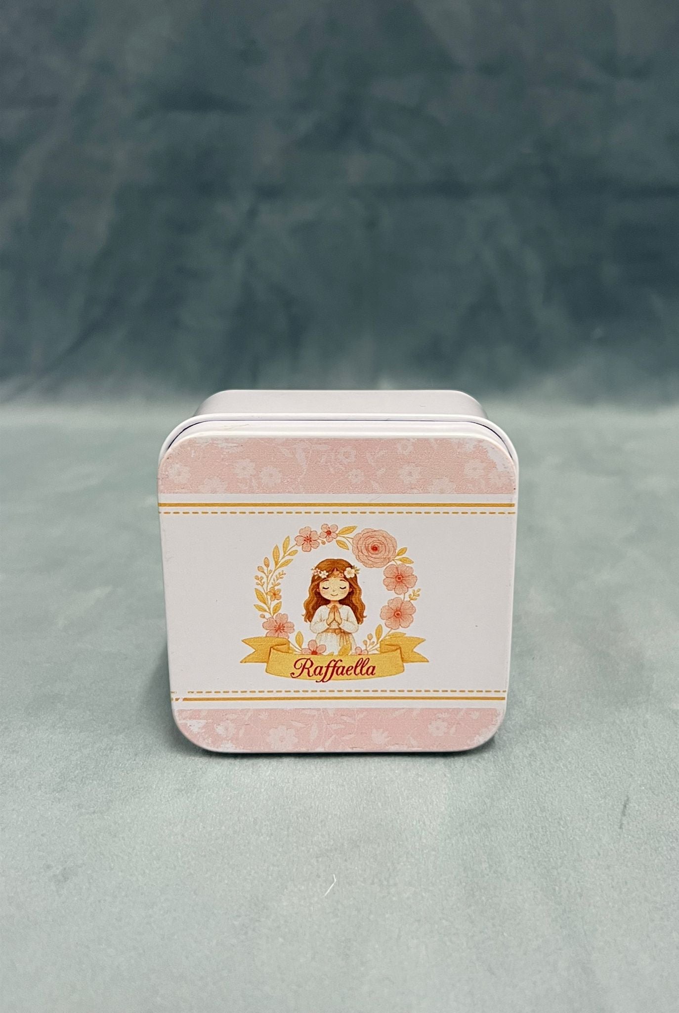 Scatola In Latta Porta Confetti Personalizzabile