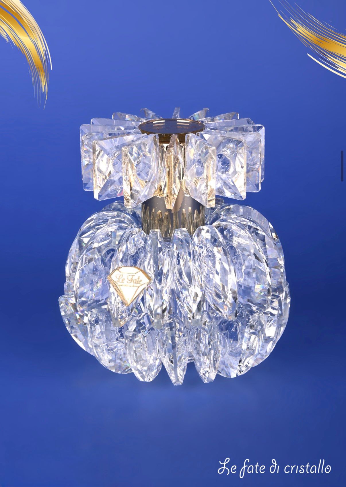 Porta Profumo In Cristallo