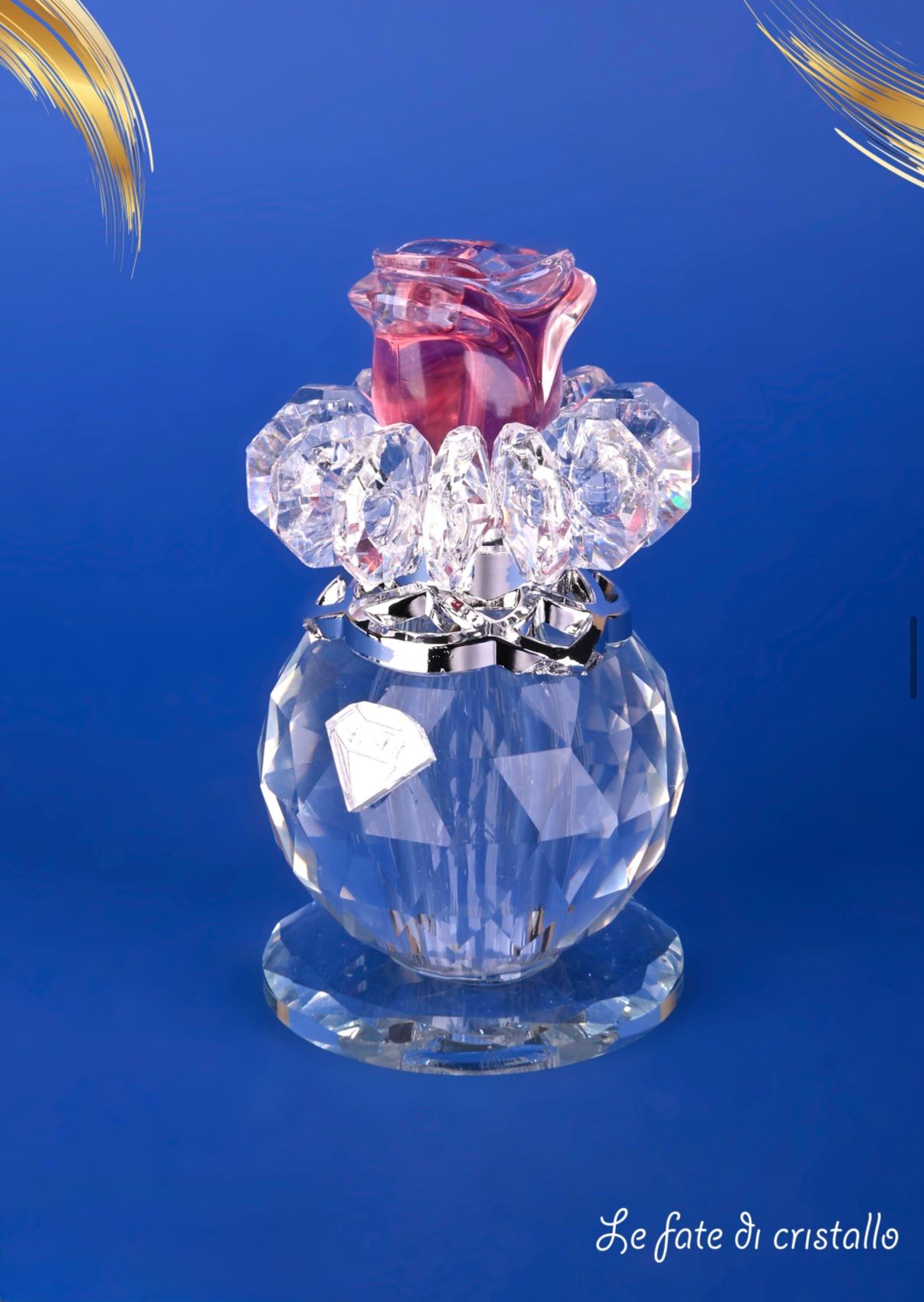 Porta Profumo Con Rosa