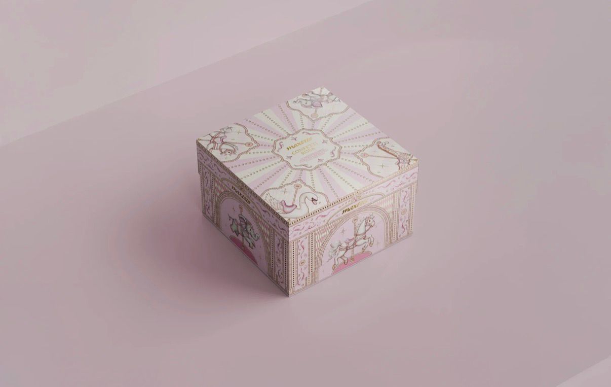 Vassoio Dolce Arrivo Baby Rosa