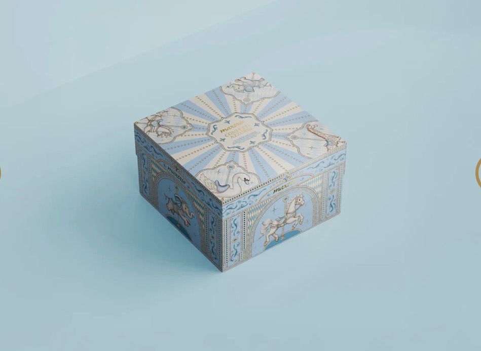 Vassoio Dolce Arrivo Baby Celeste