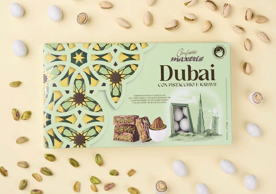 Maxtris Dubai Pistacchio e Kadayif Bianco 500g