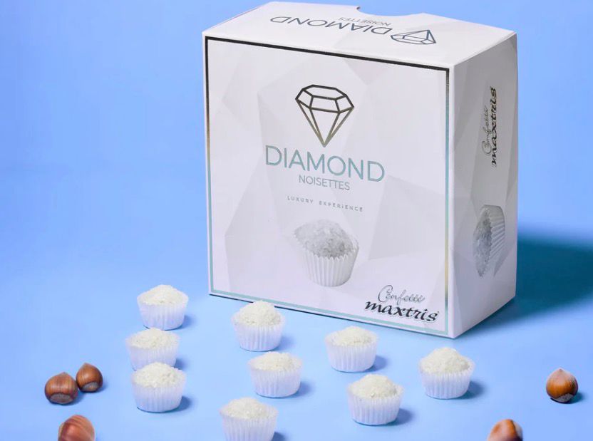 Maxtris Diamond Noisettes Bianco