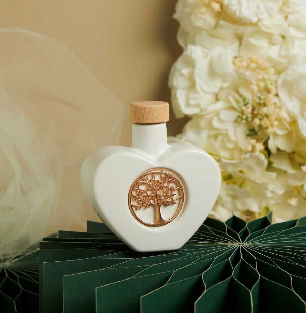 Oliera Cuore Albero Della Vita Oro Rosa