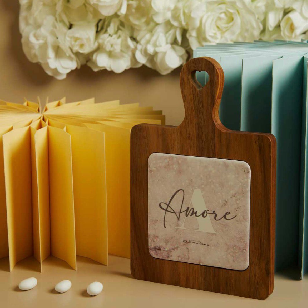 Tagliere Acacia Amore