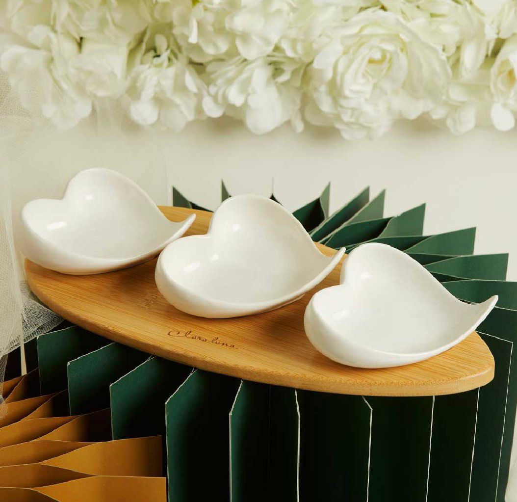 Vassoio Bamboo Con Tre Ciotole