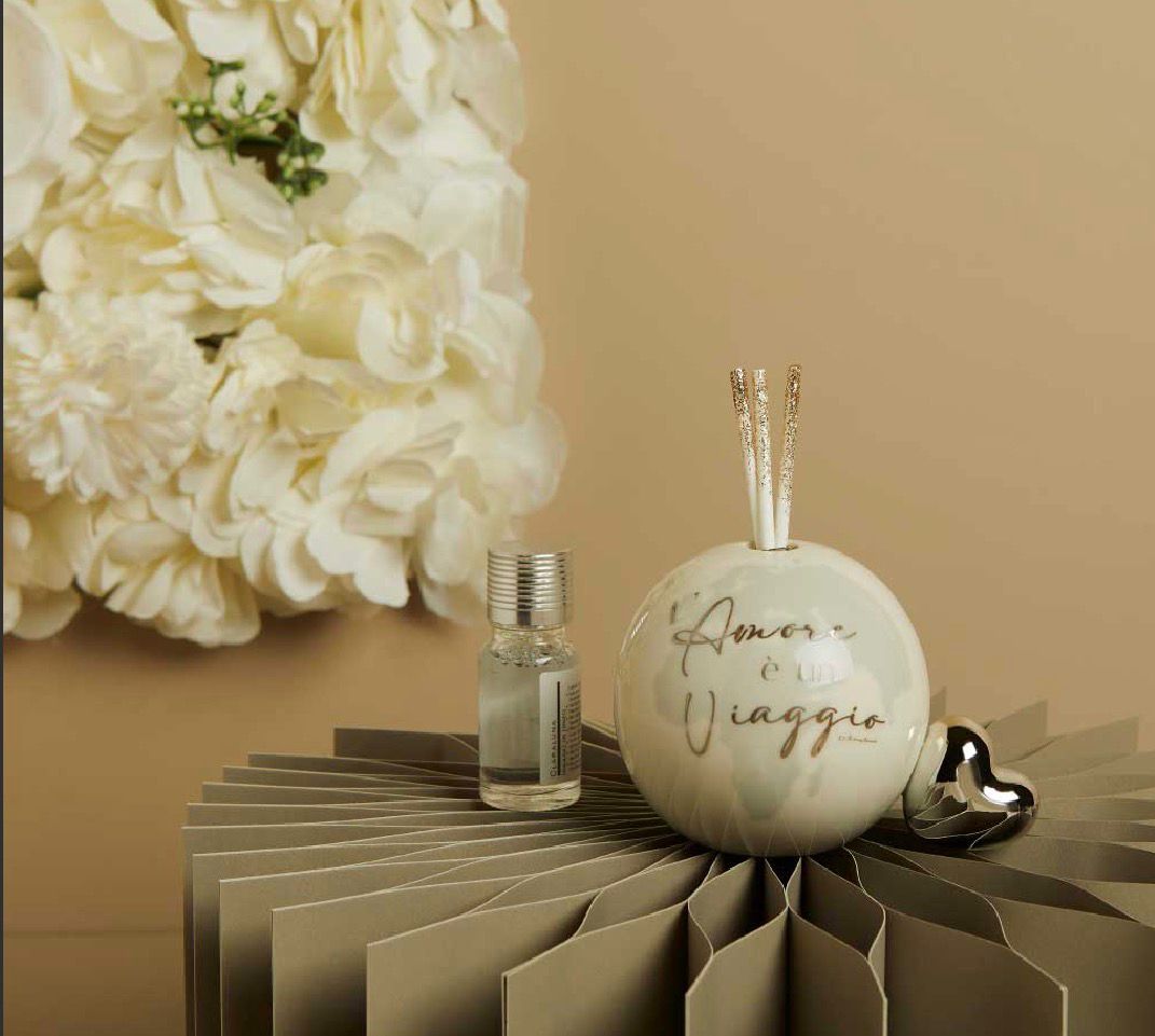 Diffusore Globo Piccolo Con Cuore Silver