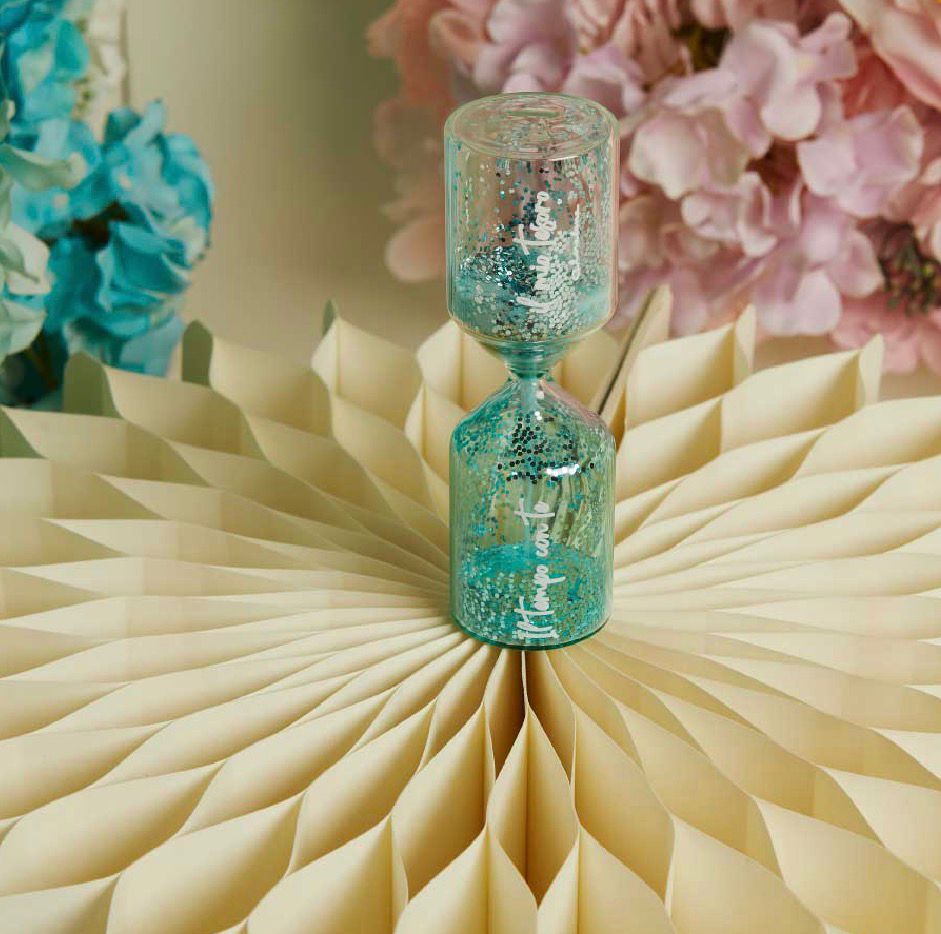 Clessidra Bicolore Azzurra