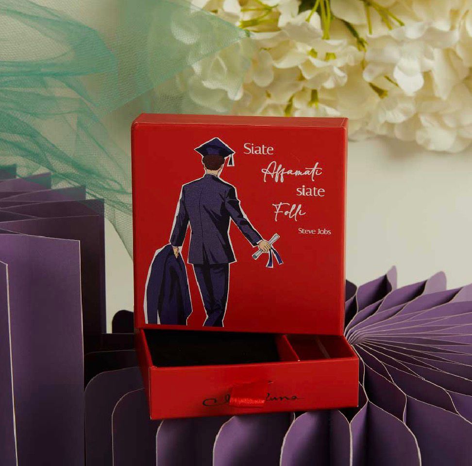 Scatola Confettata Laurea Maschio