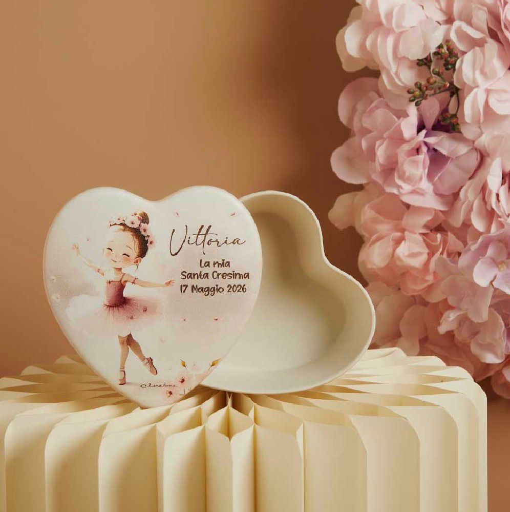 Scatola Cuore Ballerina