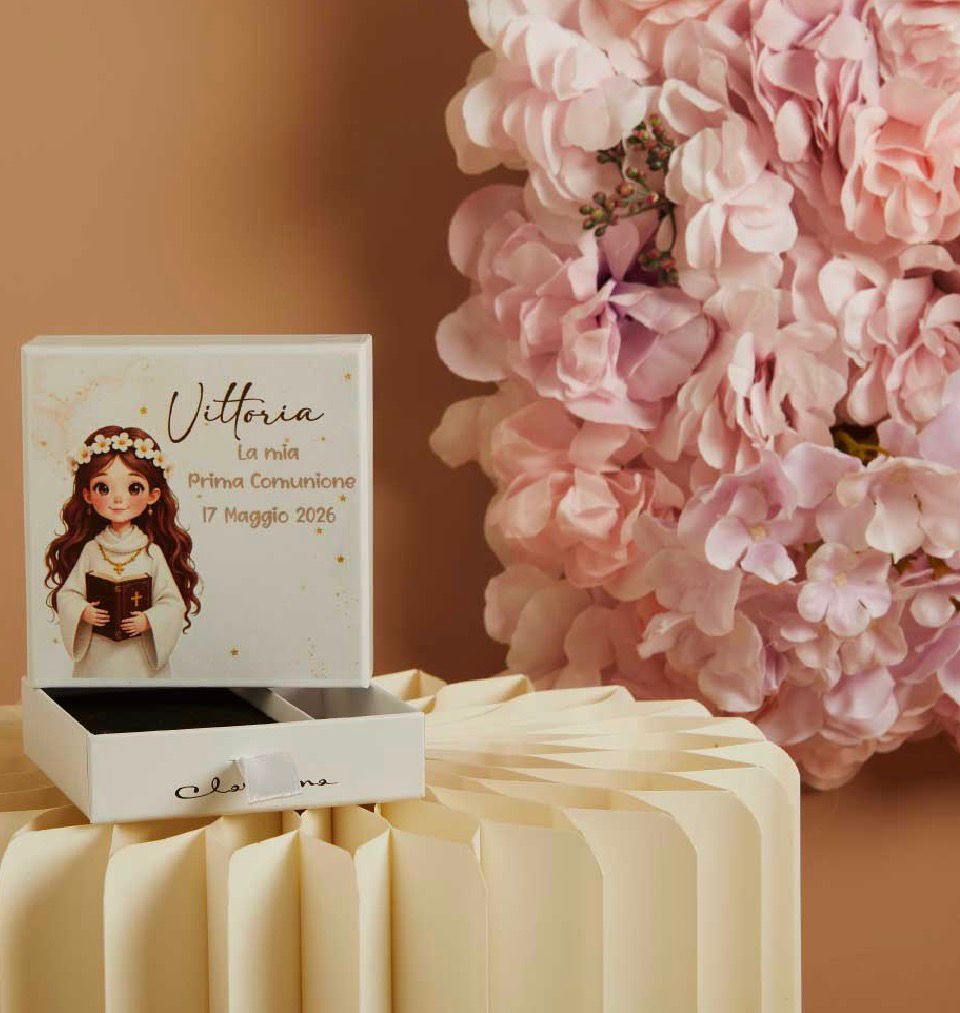 Scatola Confettata Comunione Femmina