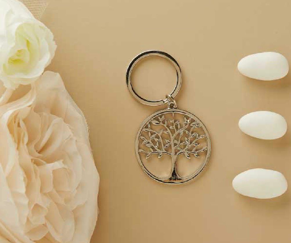 Portachiavi Grande Albero Della Vita Silver