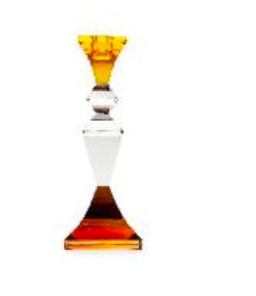 Candeliere ambra ghiaccio