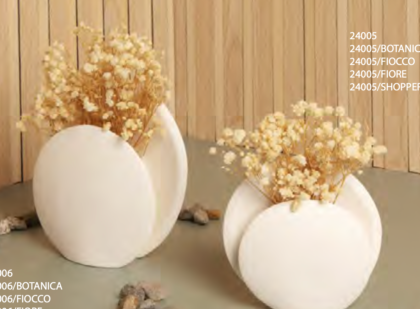 Vaso tondo con fiori claraluna