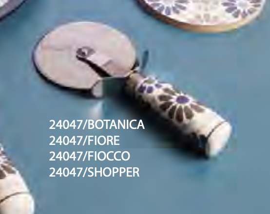 Tagliapizza blu e grigio