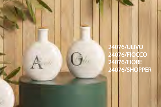 set olio aceto tondo