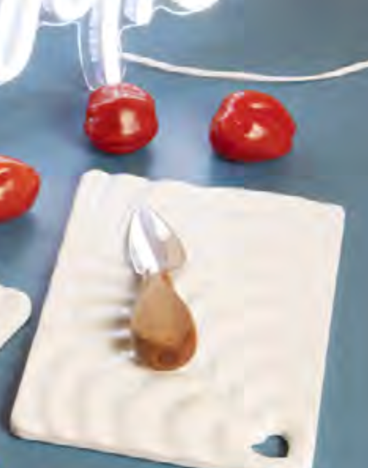 tagliere onde con coltellino