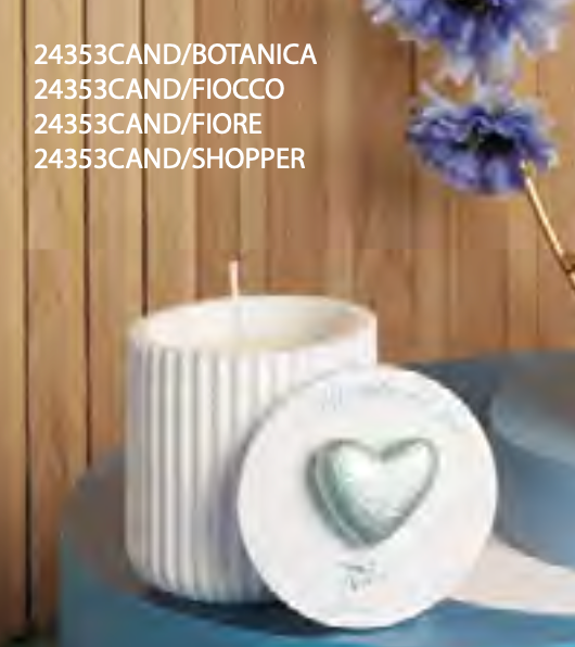 scatola con candela claraluna