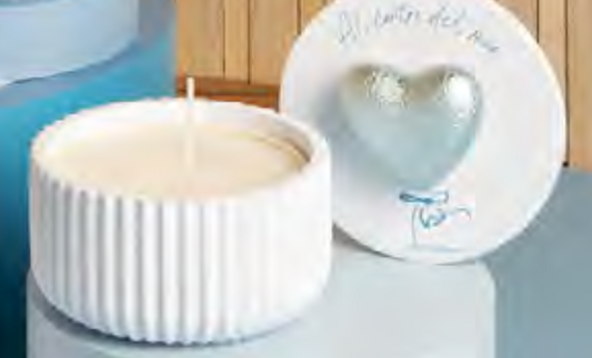 scatola con candela claraluna