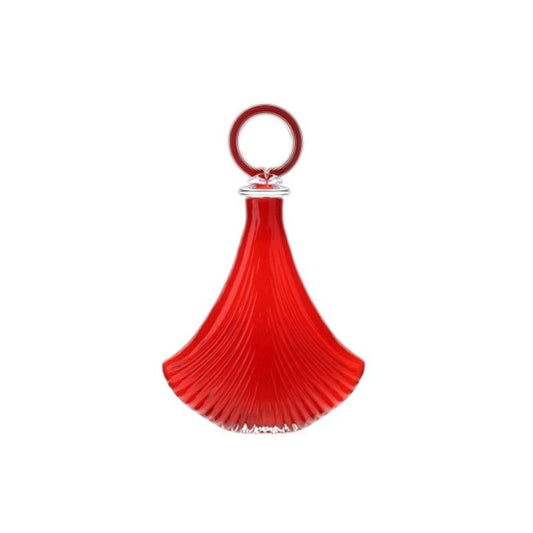 bottiglia vetro shell rosso 33x12xh51cm
