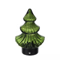 Lampada led albero vetro verde