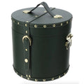 Cappelliera mdf/ecopelle verde scuro