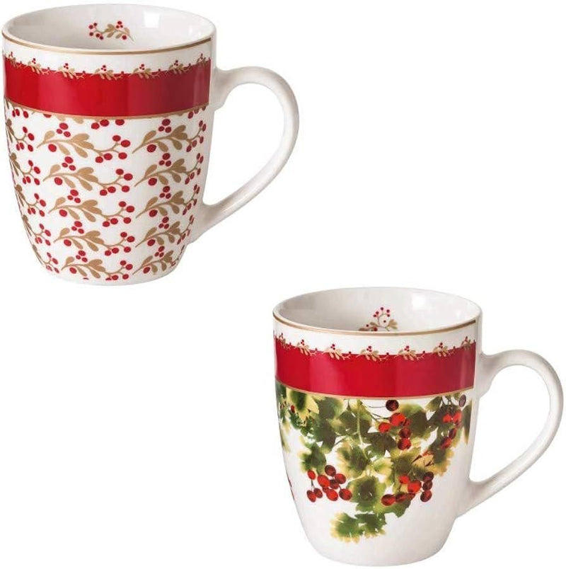 tazzina caffè le bacche set 2 pz ponew bone china