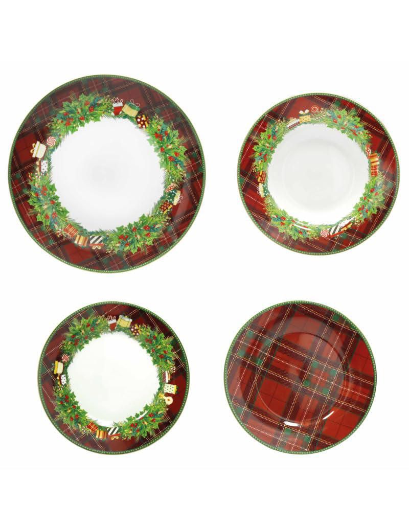 Set piatti 18 pz regalomagia porcellana