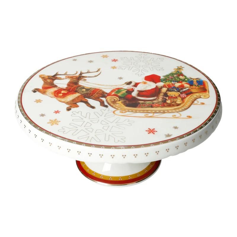 Alzata Christmas Porcellana