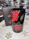 Vaso vetro rose baccarat nero