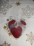 sacchetto cuore organza