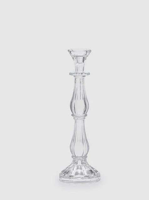 portacandela crystal sinuoso H.31 D.10 C4