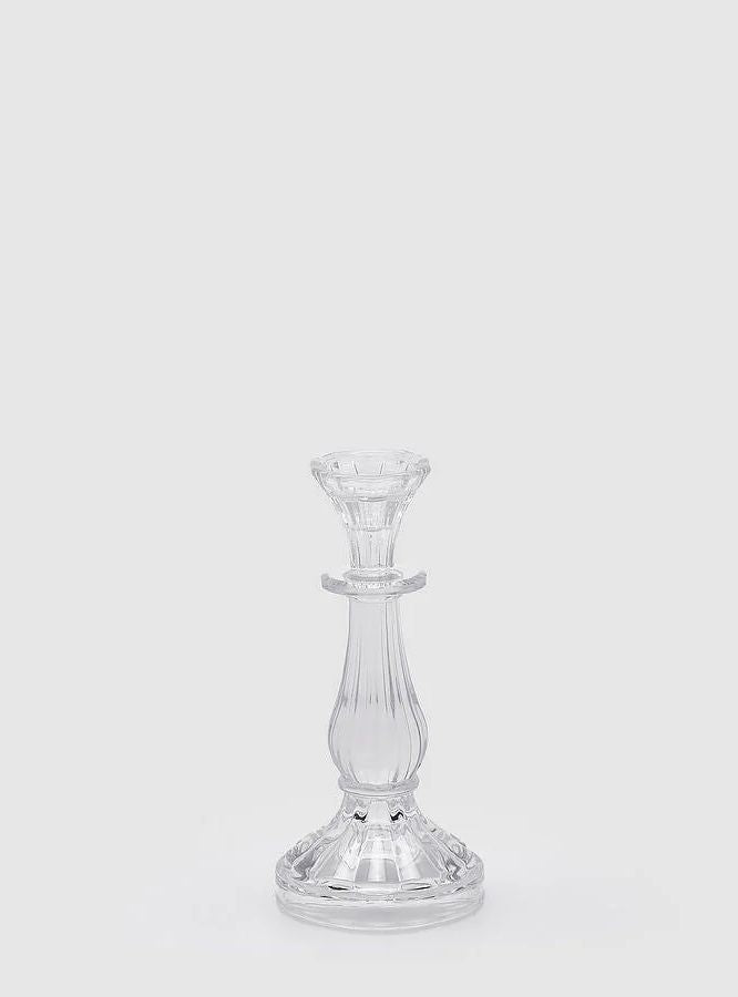 Portacandela crystal sinuoso