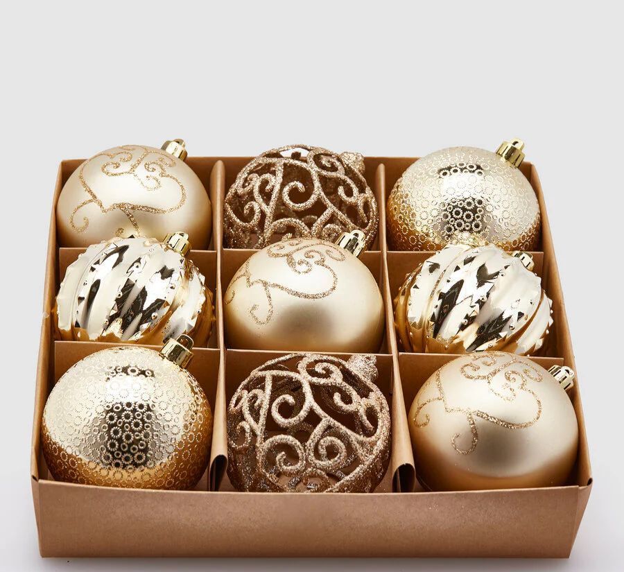 mix set sfere natalizie