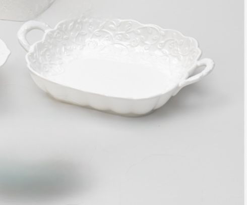 Ciotola Quadrata Porcellana Romance