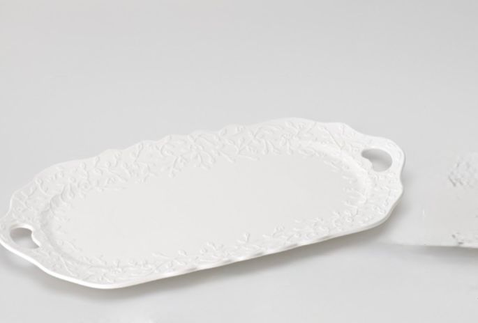 Vassoio Ovale Porcellana Romance