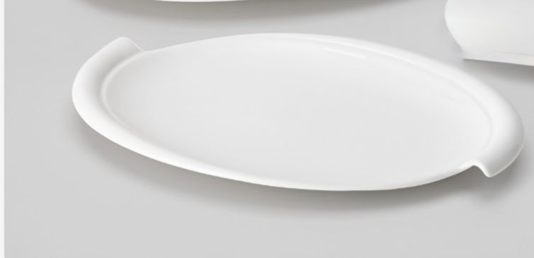 Piatto Ovale Porcellana