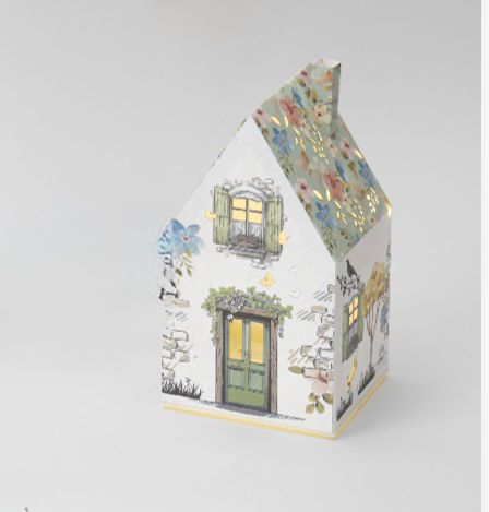 Lampada Led Casetta Carta