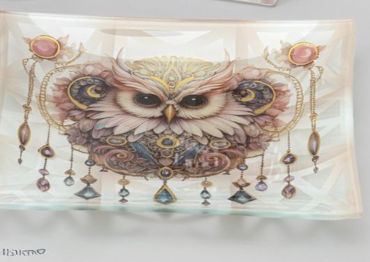 Piatto Vetro Civetta