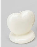 Candela Laccata Cuore Bianco