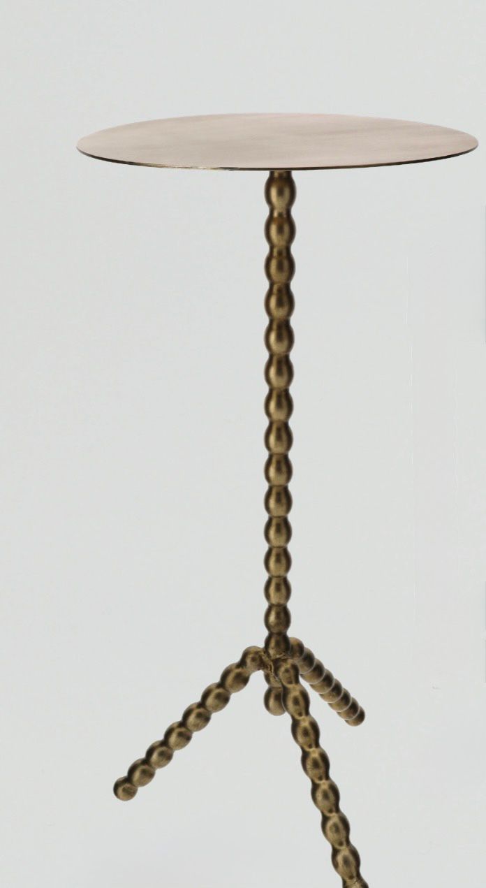 Tavolino Metallo Bronzo