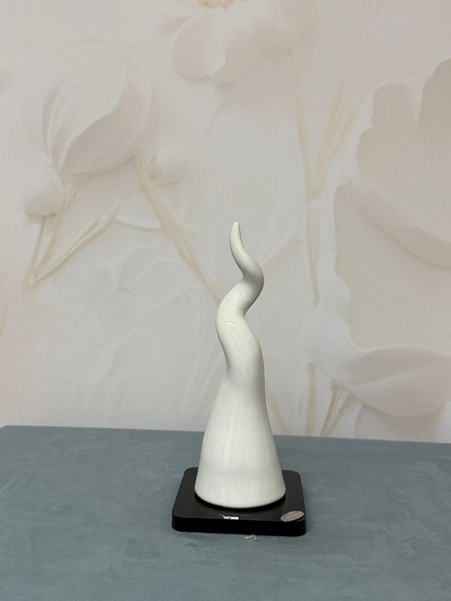 Corno Bianco Lucido Base Plex