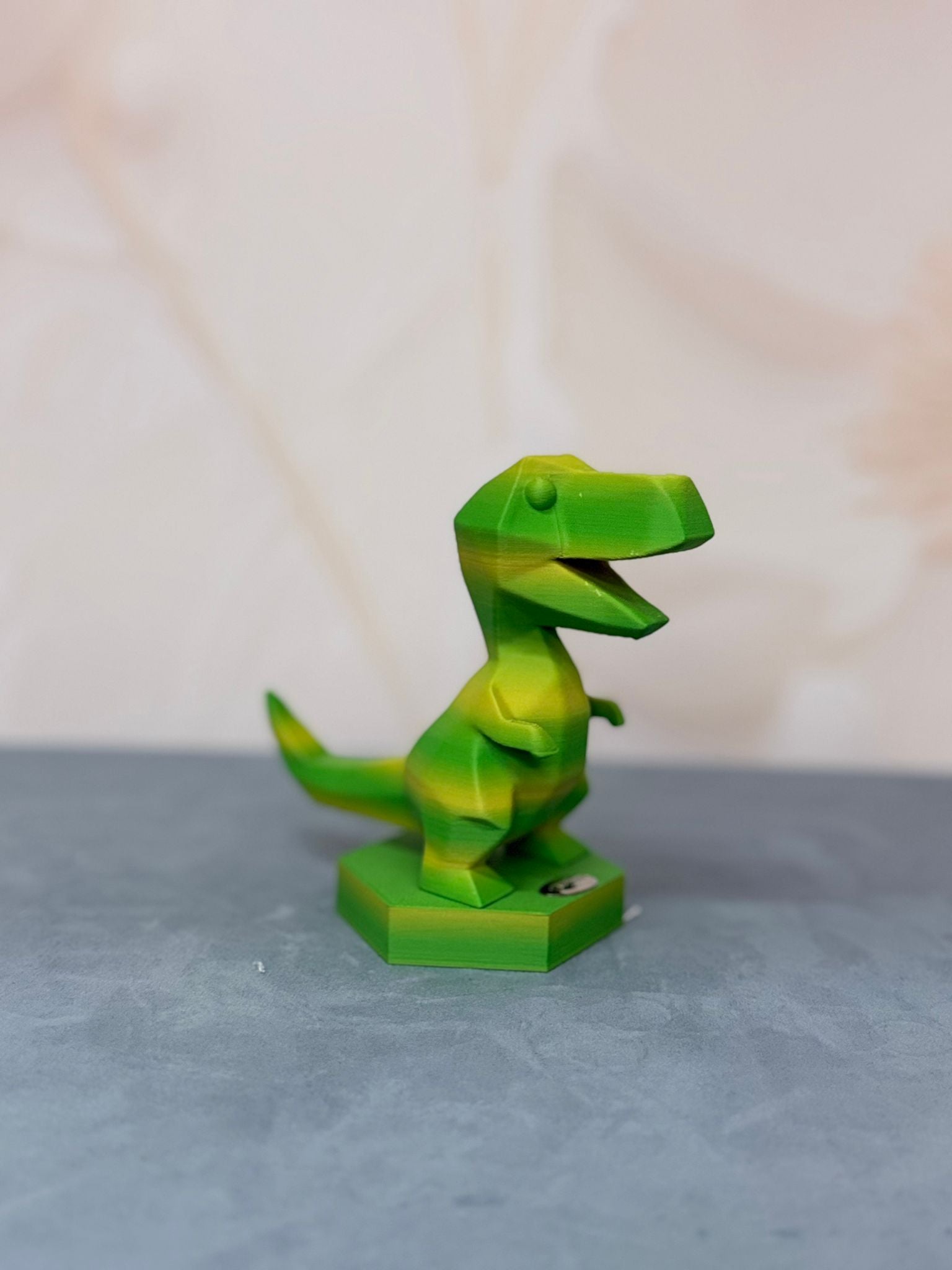 Dinosauro Verde/Giallo Matt