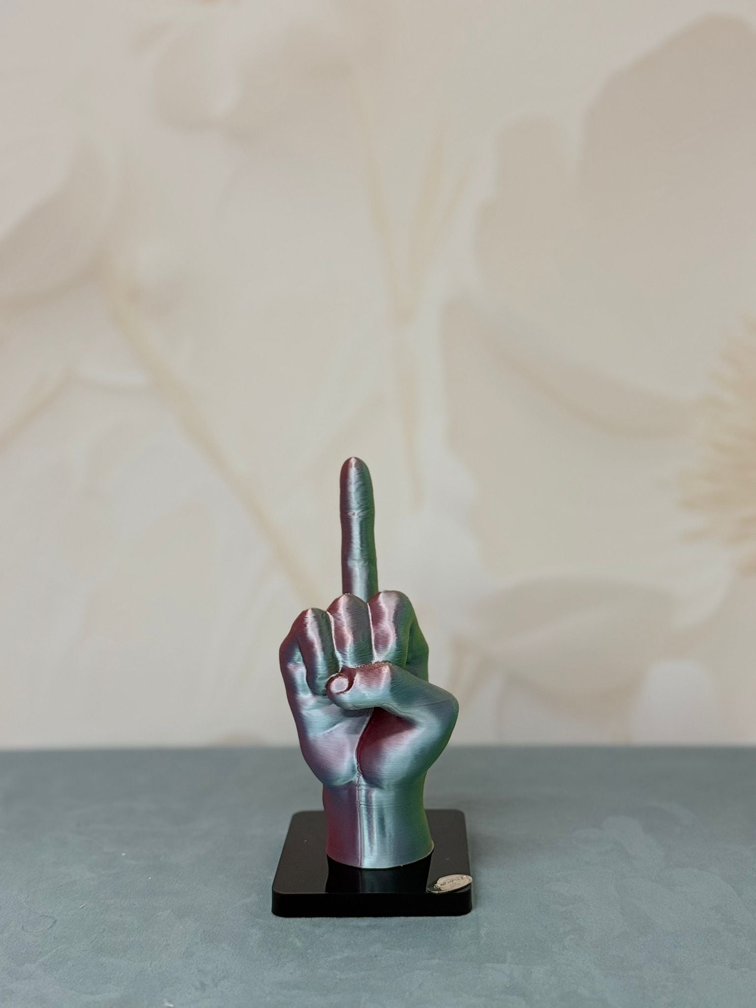 Dito Medio Rosa Cangiante Base Plex