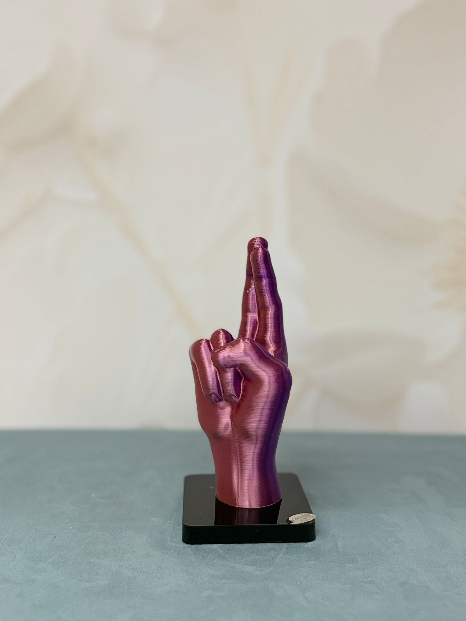 Dita Incrociate Viola Cangiante Base Plex