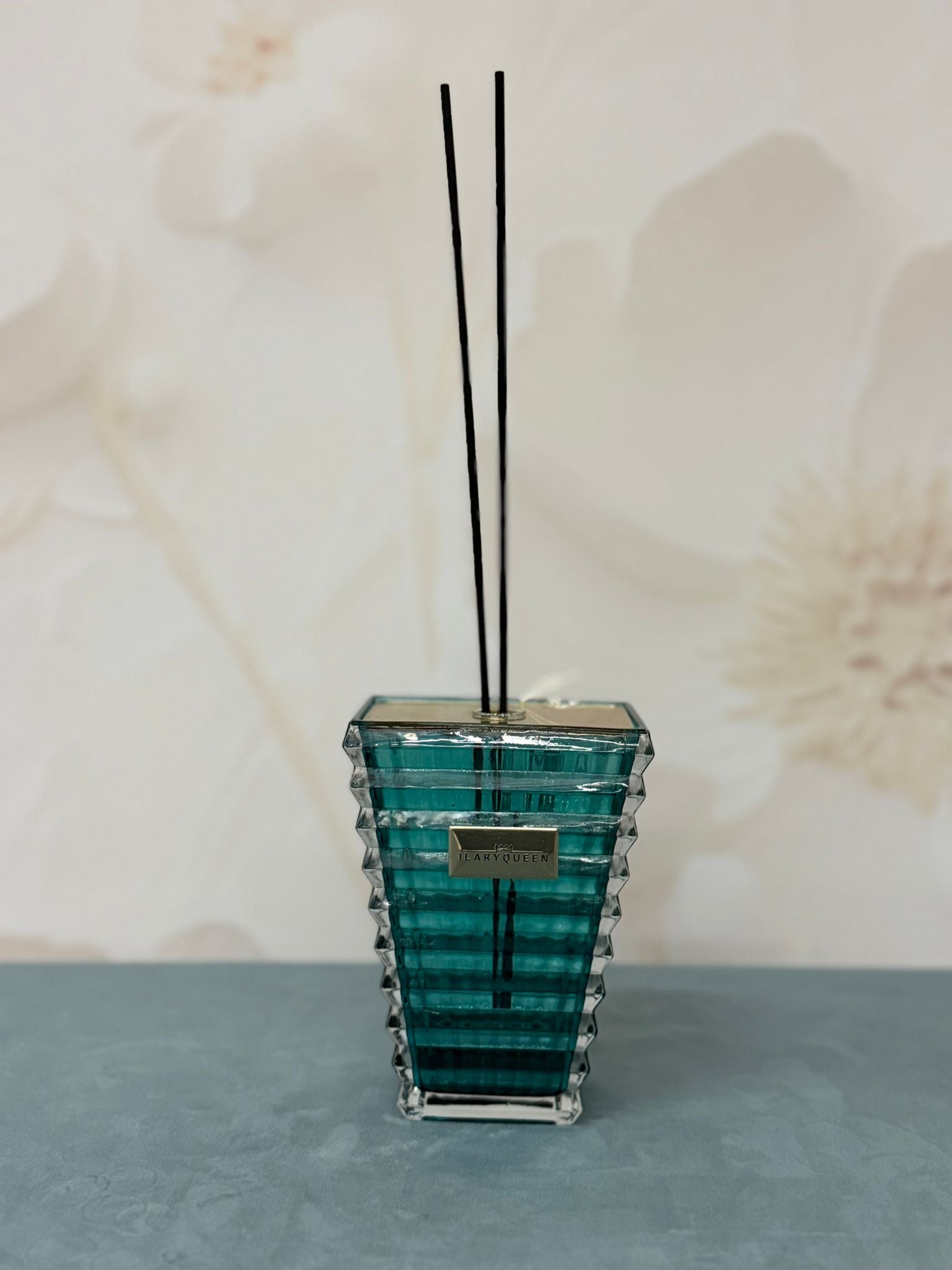 Porta Essenza Rettangolare In Vetro Verde