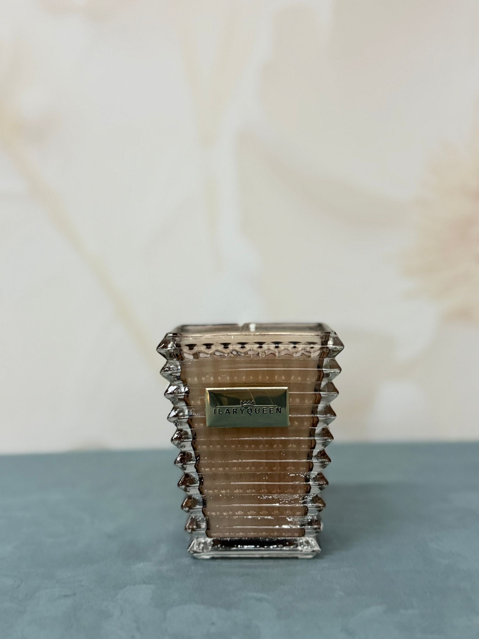 Candela Rettangolare Tortora In Vetro