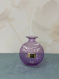 Vaso a Sfera Piccolo Viola Lustrato