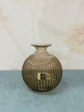 Vaso A Sfera Piccolo Tortora Lustrato