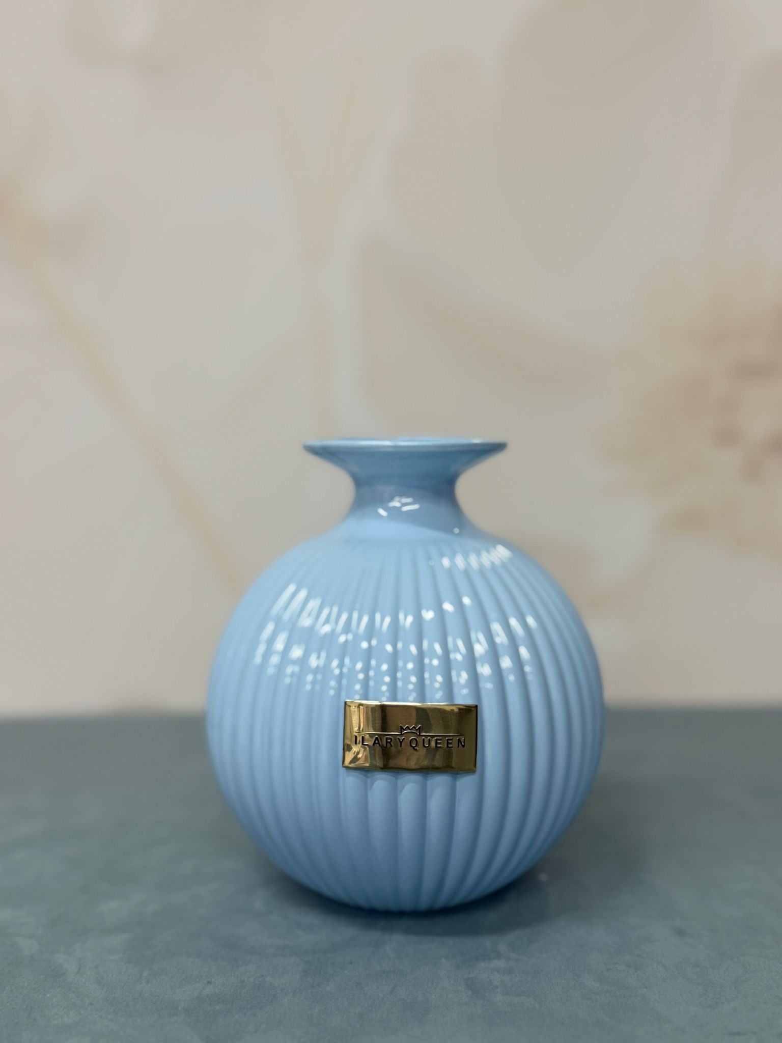 Vaso A Sfera Piccolo Celeste Basic